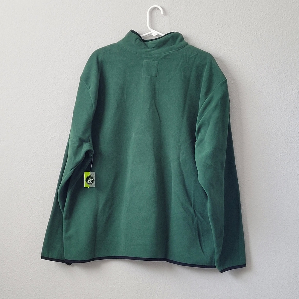 NEW Athletech Men's Zip-Up Sweater - Forest Green Size XL - Picture 4 of 9
